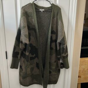 Camo Cardigan
